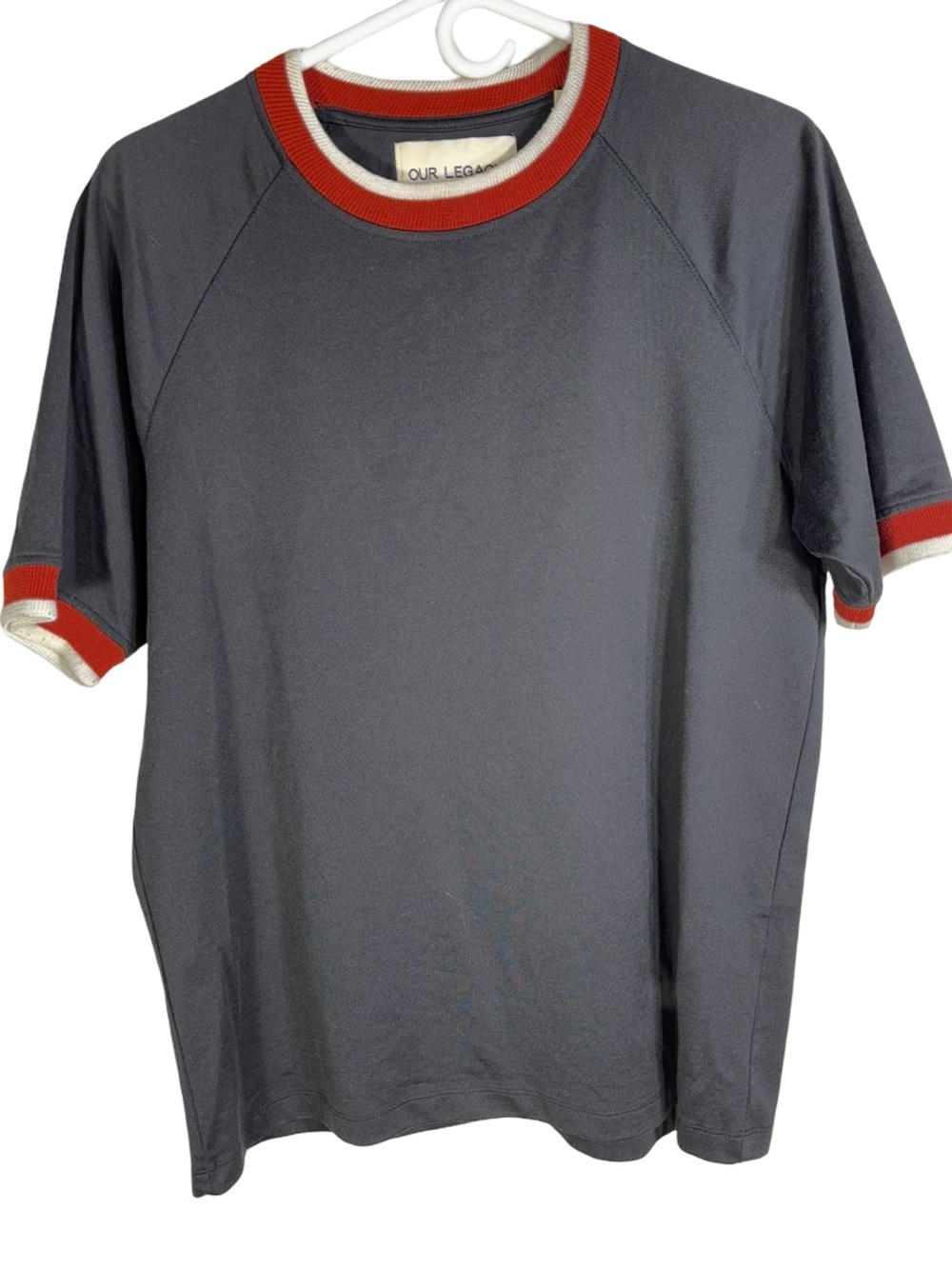 Our Legacy navy blue and red striped tee Size men's 46
